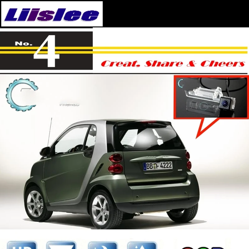 Liislee Car Camera For Mercedes Benz Smart 1998~2014 High Quality View Back Up Camera For NTSC to Car Tuning CCD RCA Connector