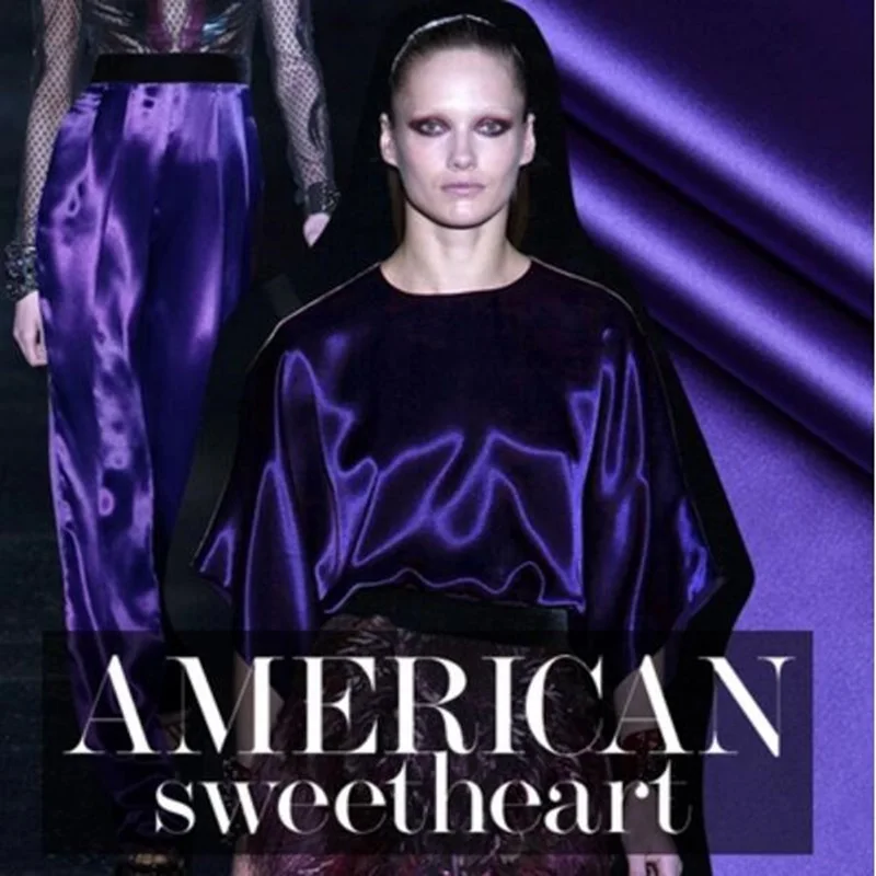 Satin silk stretch fashion fabric dress fabric imitated silk fabric