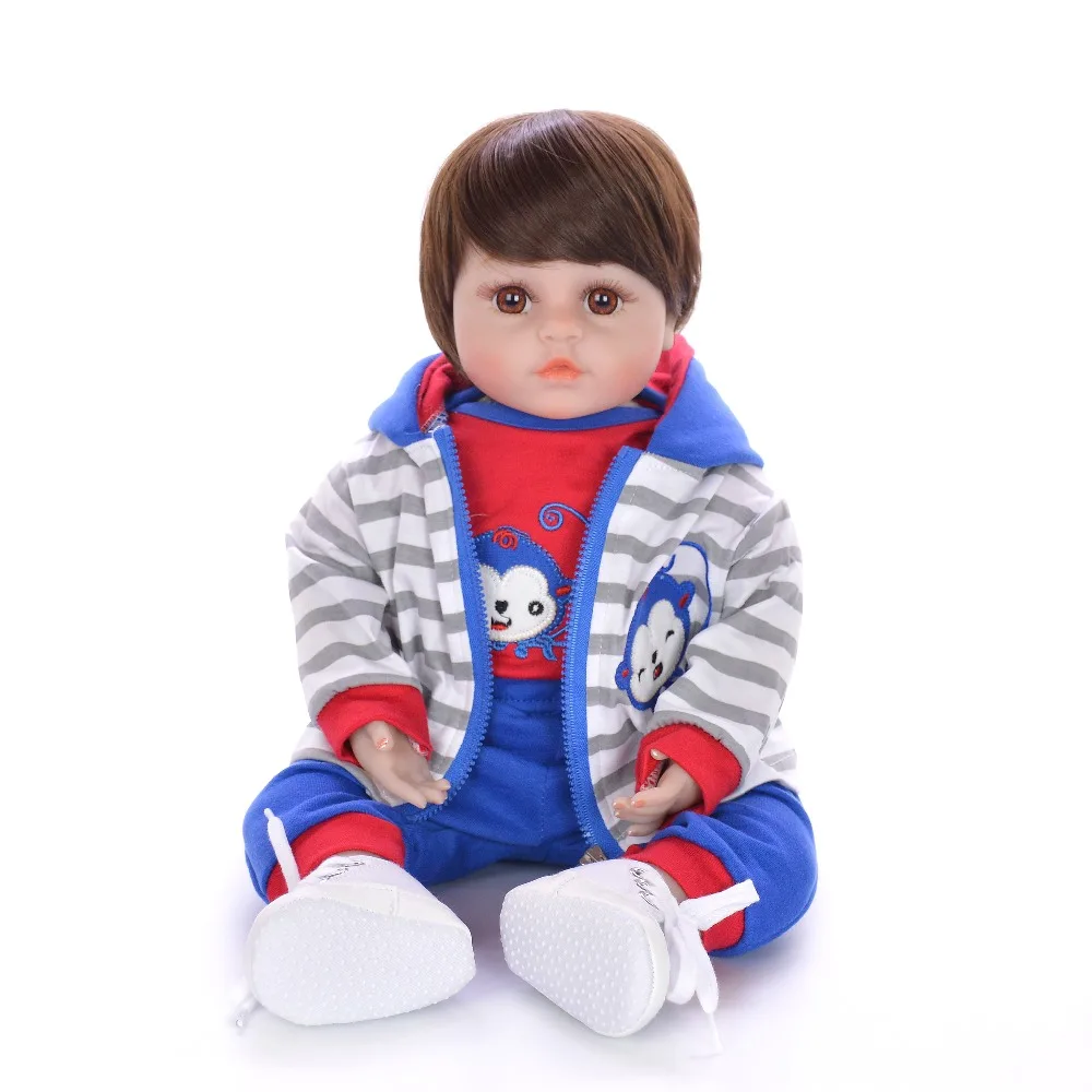 Новейшая имитация из силикона куклы реборн так по-настоящему как новорожденные куклы для мальчика или девочки подарки на день рождения ребенка мягкая виниловая игрушка