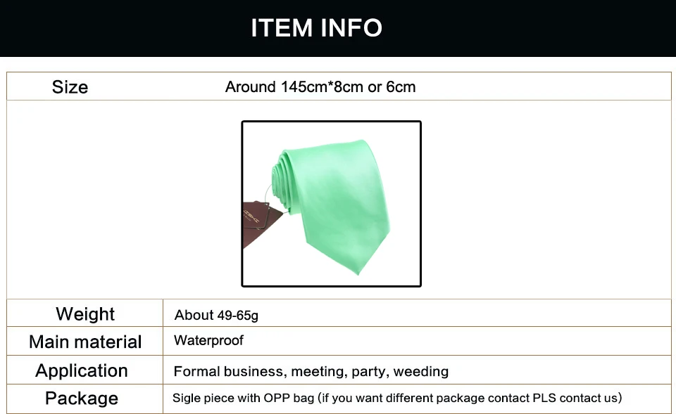HUISHI, новинка, формальные, 8 см, мятно-зеленые галстуки для мужчин, галстук, тонкий, 6 см, микрофибра, водонепроницаемый, мужской, повседневный галстук, вечерние, свадебные, деловые