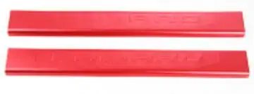 Новейшая дверная Накладка на порог входные охранники Накладка на порог тарелка; алюминий сплав/нержавеющая для Шевроле Камаро - Название цвета: RED EXTERIOR