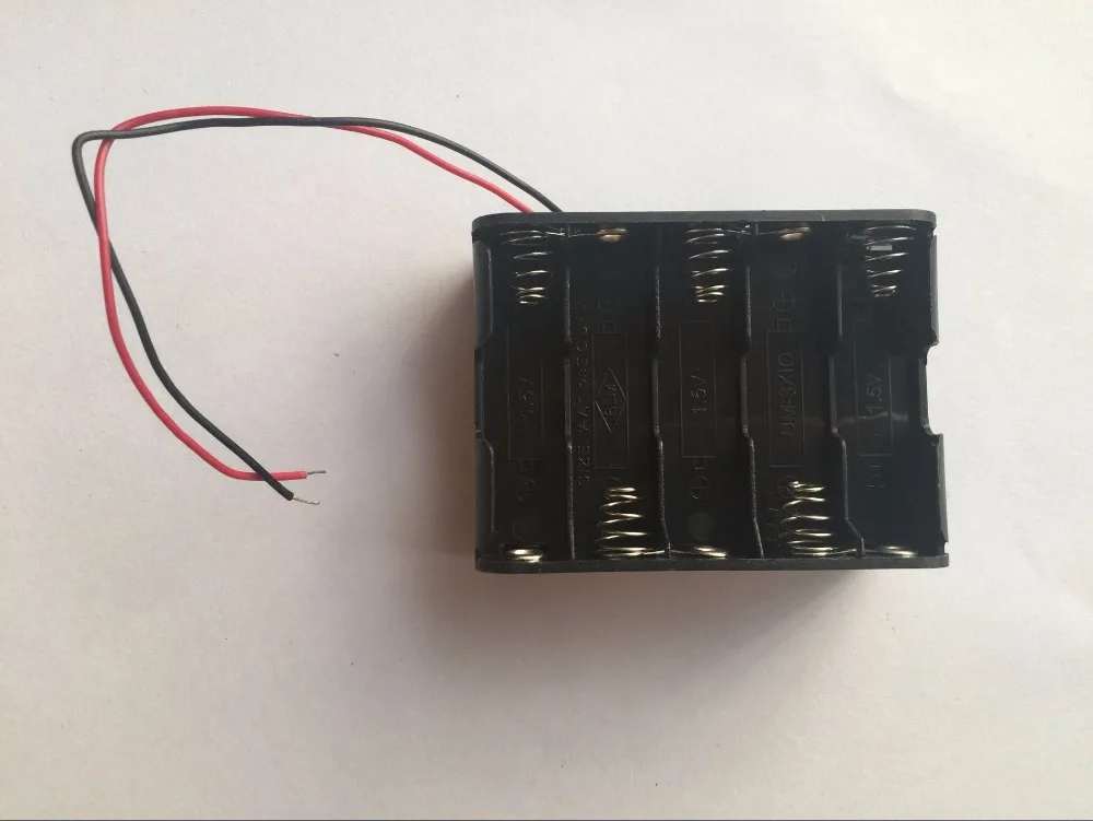 1 шт. дешевые 10X1 5 V AA обратно в пластиковый держатель батареи Коробка для хранения