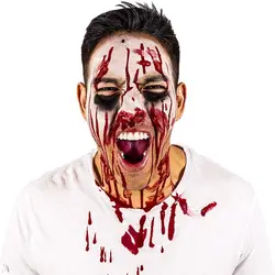 Страшная кровавая имитация крови плазма одежда косплей реквизит для театра Хэллоуин Зомби Вампир Монстр Платье