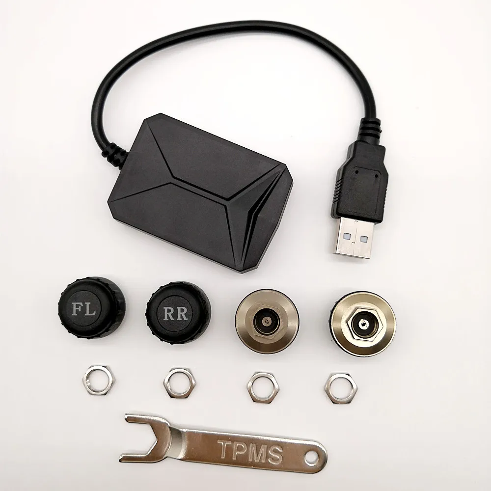 USB автомобильная система давления в шинах TPMS автомобильный dvd-плеер android дисплей Температура и давление с высокой точностью