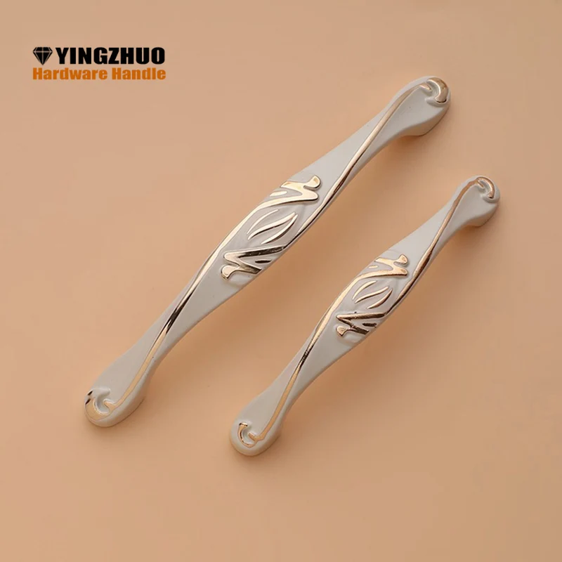 

96mm/128mm Cabinet Clothespress Cupboard Drawer Locker Closet Door Handles Alloy Handle Furniture Hardware Pull Knobs Yz-8607