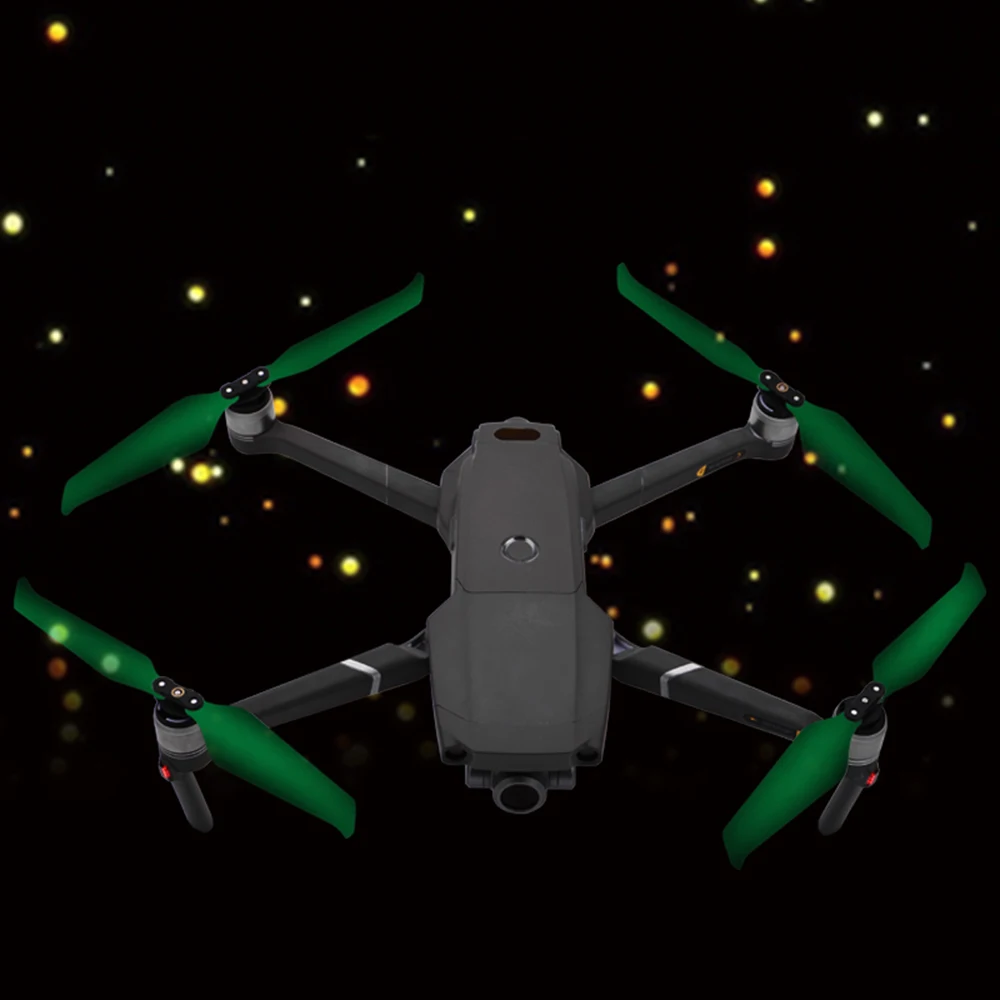 

New 2pcs Quick Release Low Noise Luminous Propeller Night Glowing for DJI Mavic Drone Accessories Propeller