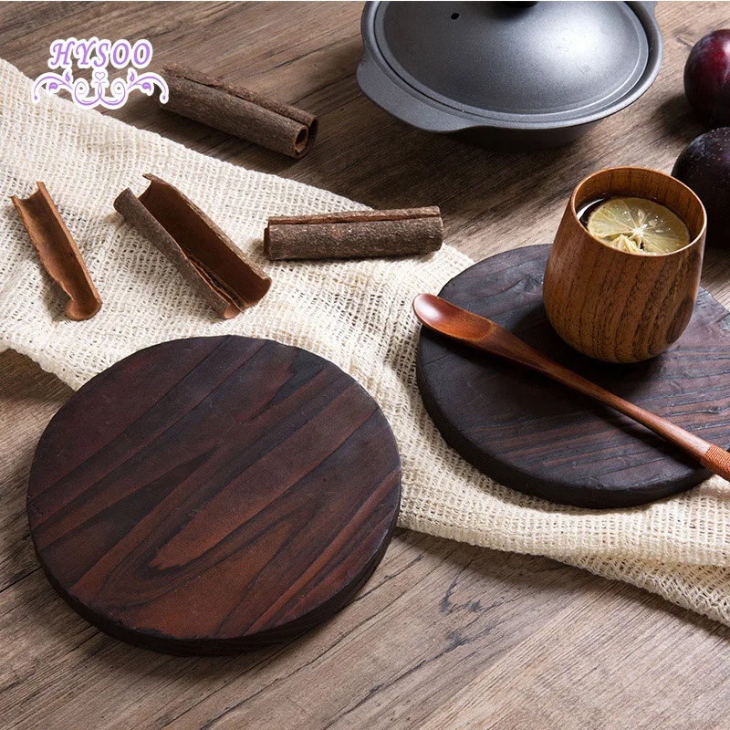 

Wooden mattresses kitchen with hot pad mats household thickened mattress table mat