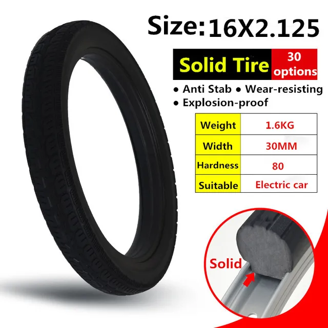 solid bike tubes 26 x 2.125