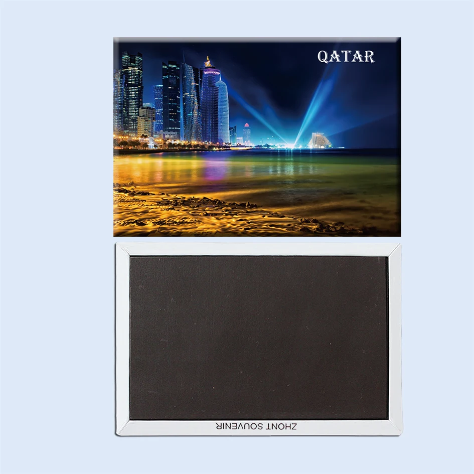 

Qatar seafront skyscraper illumination doha qatar 22928 Magic fridge magnets gifts for friends Creative refrigerator