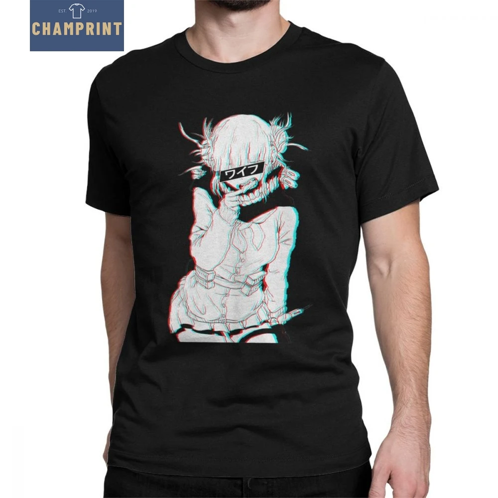 

Man's T Shirts Toga Himiko The Crazy Villain Waifu Leisure Short Sleeve Tees O Neck Clothes Purified Cotton Plus Size T-Shirt