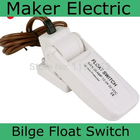 Interruptor De Flotador De Bomba De Sentina 25a 12v 24v Interruptor De Flotador De Bomba De Sentina 25a 12v 24v