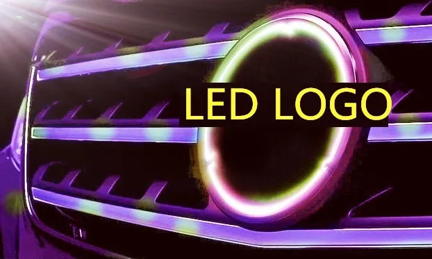 

eOsuns Illuminated Car LED Light Front Grille Star Logo Emblem Badge for Mercedes Benz GLE450 GLE400 GLE500