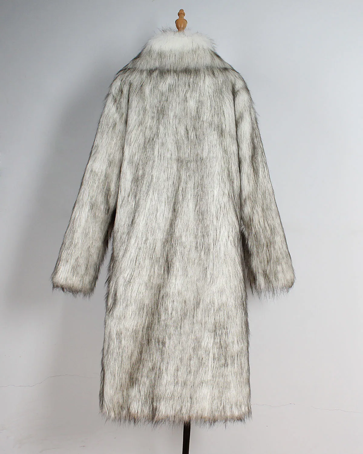 Брендовое роскошное мужское меховое пальто, зимняя верхняя одежда из искусственного меха, теплое пальто, мужские куртки, длинные пальто, мужское меховое утепленное пальто