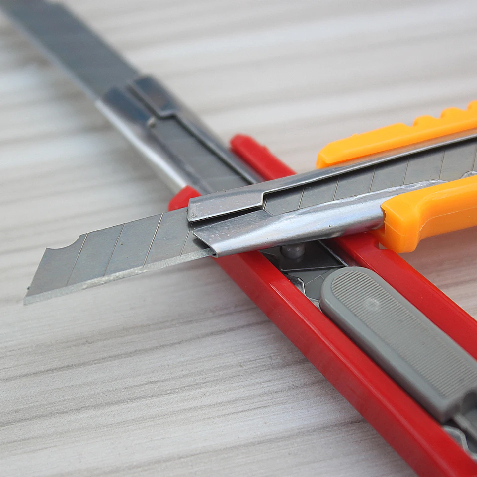 Высококачественный практичный стальной металлический нож и лопасти лезвия бумажный нож для художественной резки для детей подарок, школьные принадлежности