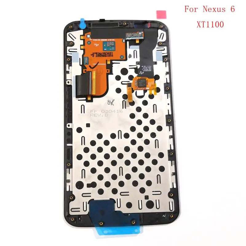 

For Motorola Google nexus 6 Xt1100 XT1103 Lcd Screen Display+Touch Glass Digitizer with Frame Assembly