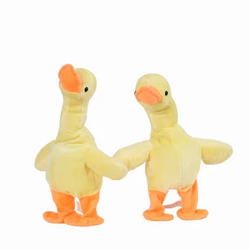 

Electric Duck Plush Toy Sing Dancing Interactive Stuffed Animal Funny Duck Plush Toys Birthday Gifts For Baby and Children