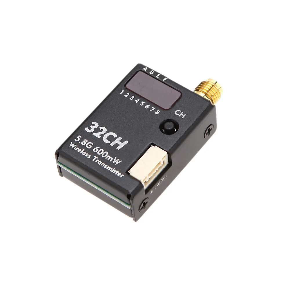 BOSCAM BOS600 5.8G 600mw 32CH Wireless AV Transmitter With M2 Fixed Socket For RC DJI Phantom 1 2 3 Gopro Camera HD19 Plus