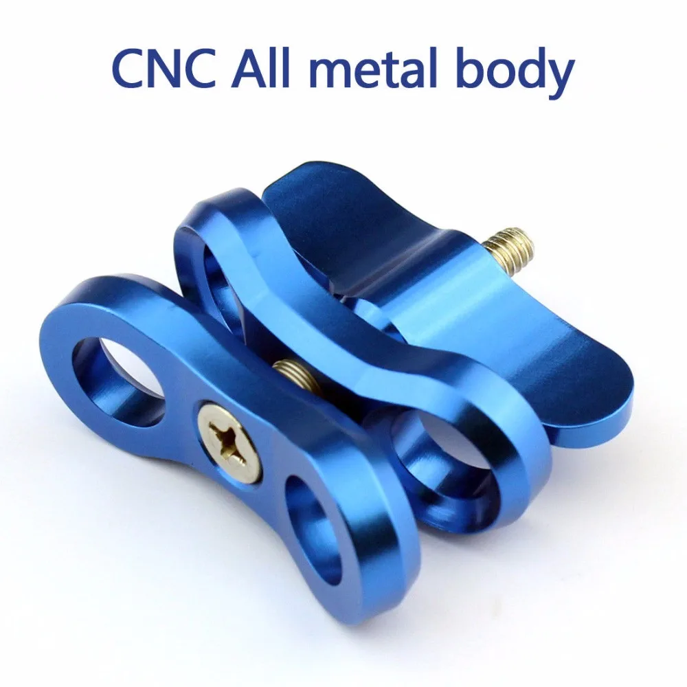XIANYUNDIAN Metal Two-Hole Ball Butterfly Clip Diving Lights Arm Camera Adapter Bracket for Gopro DJI Osmo Xiaomi Yi Eken Action Camera Accessories Mounts Clamps Camera Mounts Clamps XIANYUNDIAN Metal Two-Hole Ball Butterfly Clip Diving Lights Arm Camera Adapter Bracket for Gopro DJI Osmo Xiaomi Yi Eken Action Camera Accessories Mounts Clamps Camera Mounts Clamps