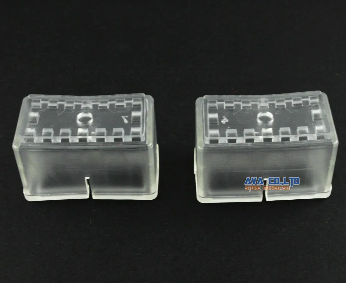 16 Pcs 35*15mm Chair Table Leg Cap Rubber Feet Protector Pad Cover Rectangle