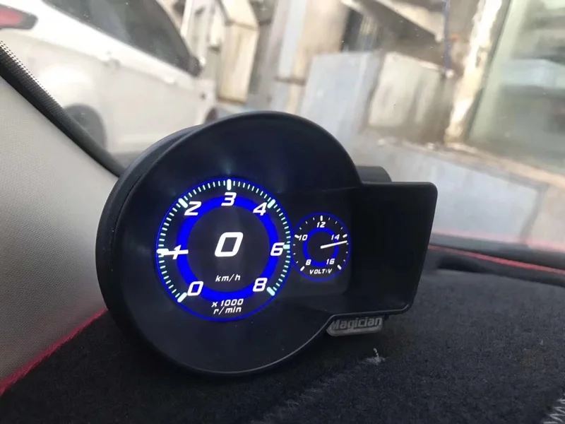 Профессиональный волшебник OBD Head Up display Автомобильный цифровой измеритель скорости вольтажа и т. Д. Автоматический диагностический инструмент для сигнализации температуры воды