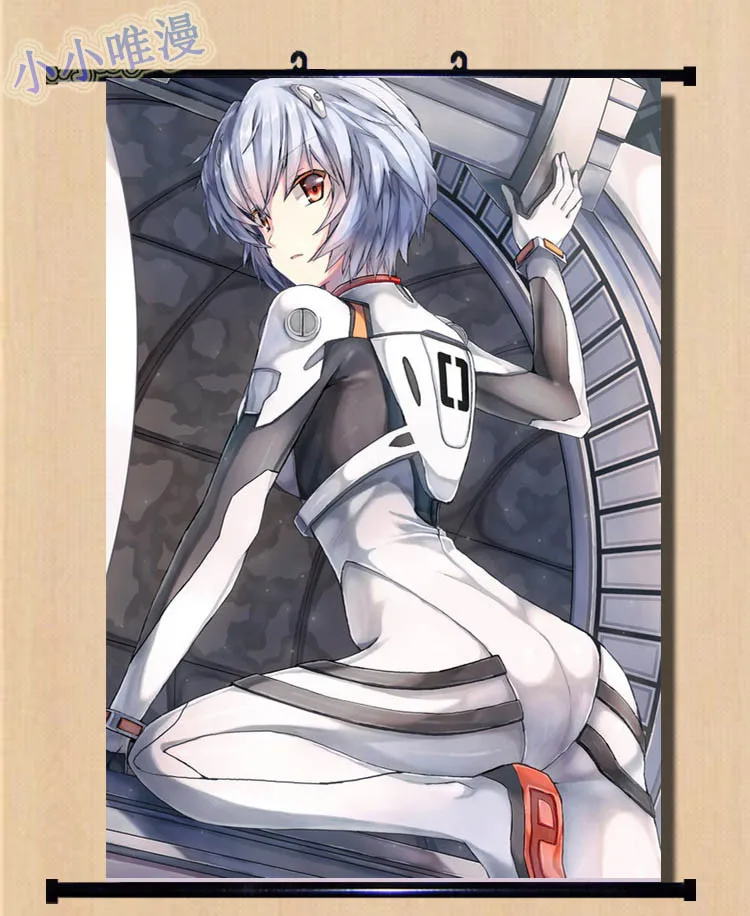 

40x60CM Japanese Anime NEON GENESIS EVANGELION EVA characters Ayanami Rei & Nagisa Kaworu Home Decor Wall Scroll Poster