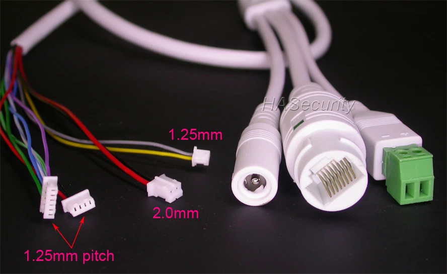 LAN Cable For CCTV IP Camera Board Module Extra Wires For POE MidSpan