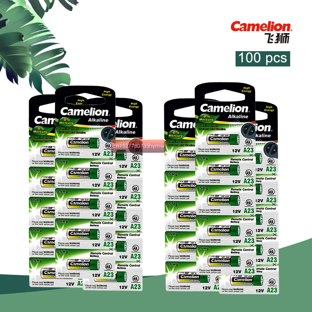 100 шт. новая щелочная батарея Camelion 12 В 23A 12 В 27A 23A 12 В 21/23 A23 E23A MN21 RC пульт дистанционного управления батарея RC Par