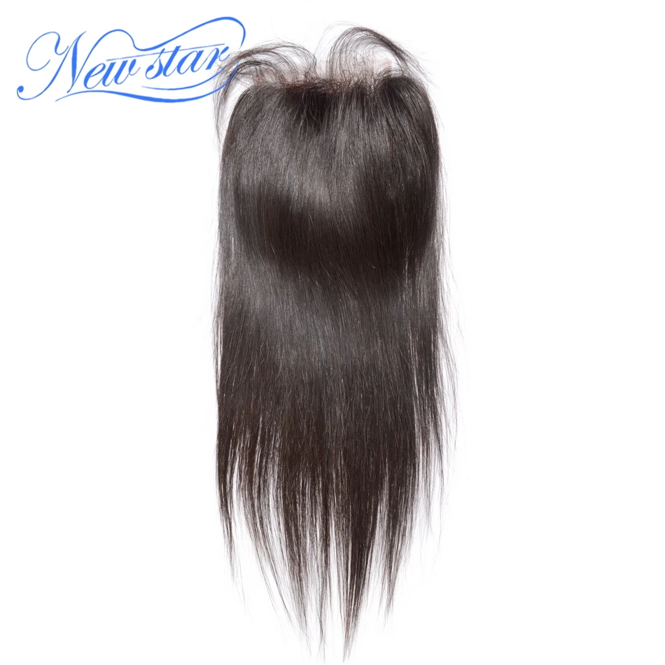 

Peruvian Straight 4''X4'' Lace Free Part Closures Guangzhou New Star Virgin Human Hair Medium Brown Swiss Lace With Baby Hair