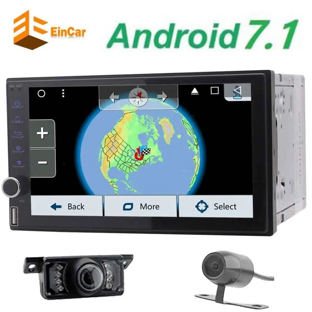 Front Backup Camera Android 7 1 nougat Octa core font b Car b font NO DVD