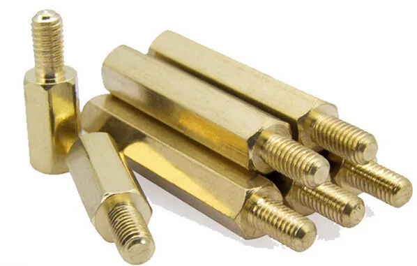 

Brass Standoff Spacer Screw M2 Male to Female Screw 5mm-30mm Long Pillars Nut Screw Male to Female Brass Standoff Screw