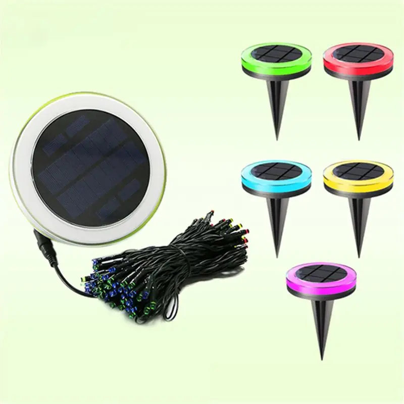 

CLAITE Remote Control Solar Power Colorful LED Christmas String Light Garden Lawn Holiday Decoration Waterproof Street Lamp