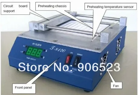 EMS/DHL T8120 bga-станция инфракрасная подогрева пластины ИК Подогреватель