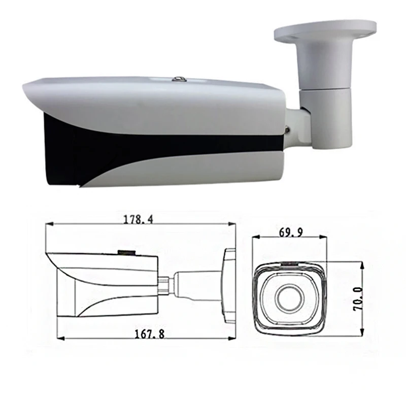 2,7-13,5 мм 5X зум Автофокус ip-камера с подсветкой 3MP Sony starvis IMX124 Hi3516D HEVC H.265 Смарт Секьюрити, "сделай сам" SIP-E51-124DM