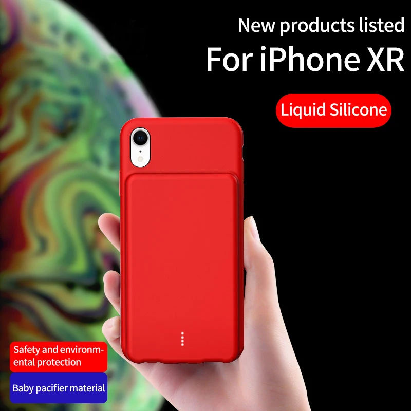 Чехол для аккумулятора Travelcool iPhone XR Ультратонкий силиконовый противоударный