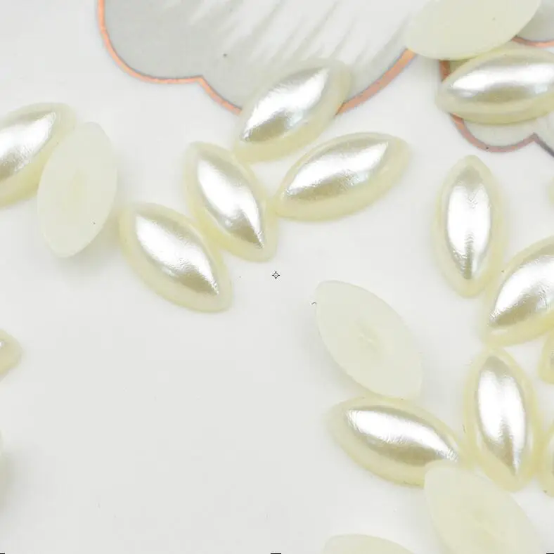

FLTMRH 6*3mm Teardrop Meia Perola Craft Beads Imitation Pearls Half Pearl Embellishments New For Scrapbooking Perola Artesanat