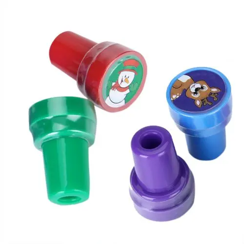 

4pcs Ink Stampers Art Craft Stamps w/ Christmas Theme