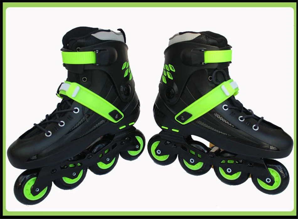 Роликовые коньки Профессиональные уличные скольжение слалом Quad Skate обувь Patines En Linea хорошие как Seba роликовые коньки для взрослых IA60