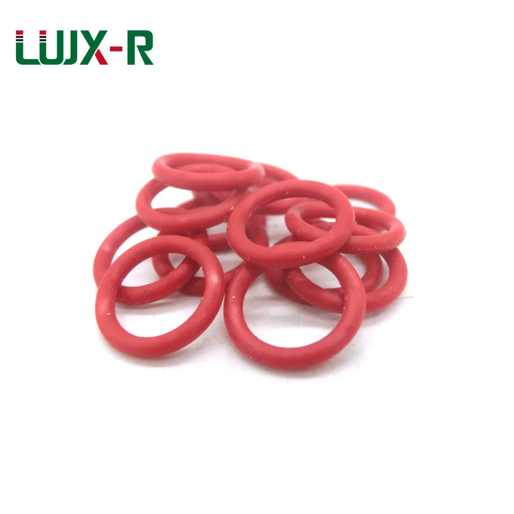 LUJX R 3mm VMQ O Ring Seal Red O Rings Sealing Outside Dia. 23/24/28/30