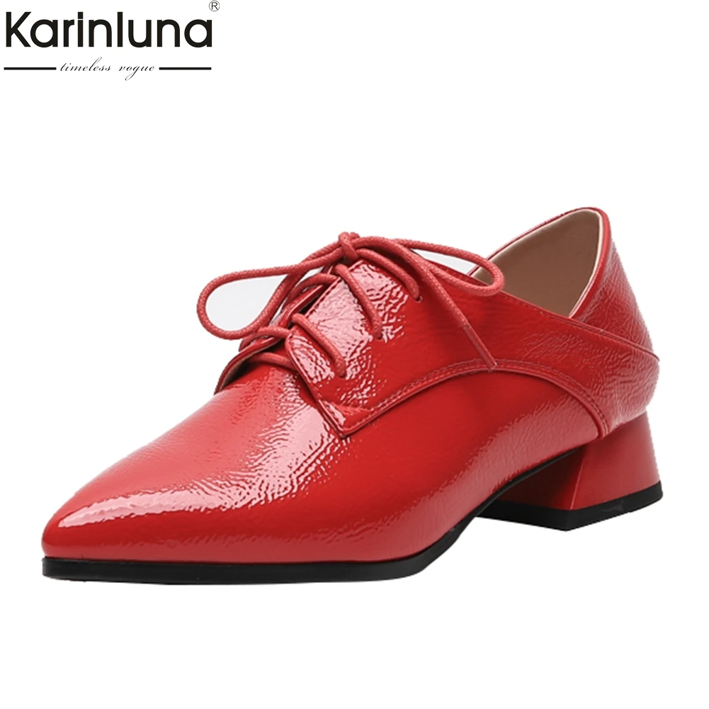

Plus Size 32-43 Shoes Woman Flats Female Fashion Pointed Toe Shoelaces Casual Women Shoes Footwear 2019