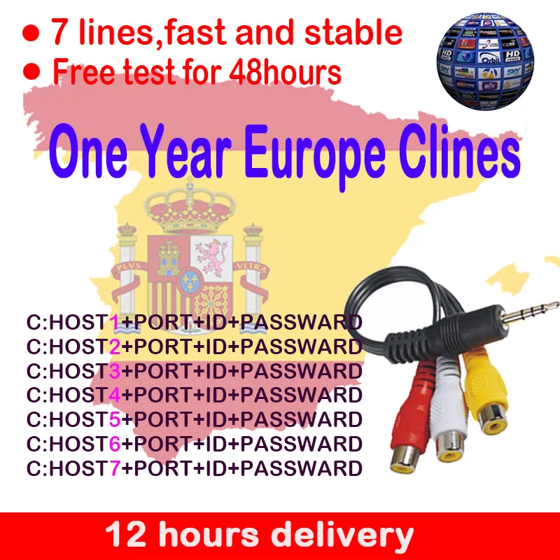 

Most stable HD cccam Cline for 1 year Europe Free Satellite cccam Account Share Sever Italy Spain Germany IKS 1 year TV receiver