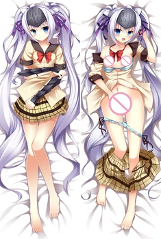 

Anime Kore wa Zonbi Desuka Is This a Zombie Characters Eucliwood otaku Dakimakura throw pillow cover hugging body pillowcase