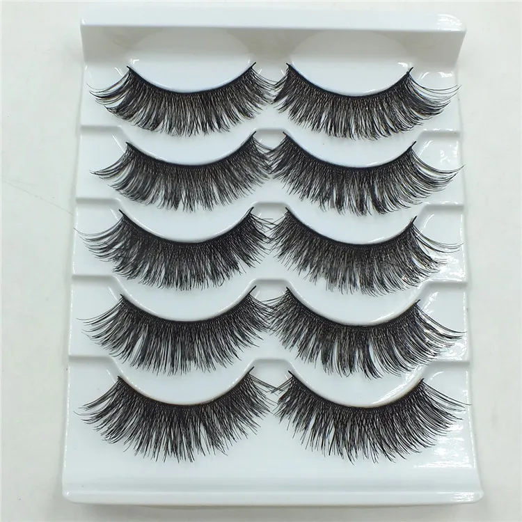 

1Box Hand made natural false eyelashes Eyelashes Extension Full Strip Lashes