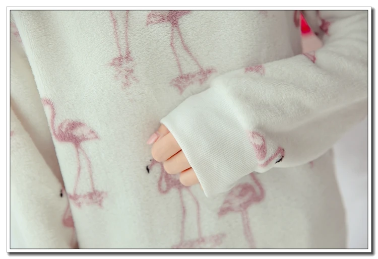 Милые фланелевые пижамы для девочек с рисунком; комплекты для женщин; Зимняя Толстая Теплая Бархатная Пижама кораллового цвета с длинными рукавами; одежда для сна; Pijama Mujer