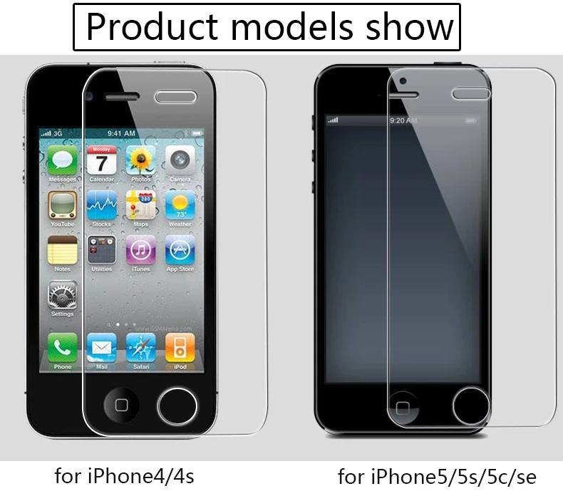 Srleeking стекло на iphone 5s Взрывозащищенная стеклянная пленка защитная пленка для экрана из закаленного стекла Защитная пленка для iphone 7 4S 6s 6plus 7plus