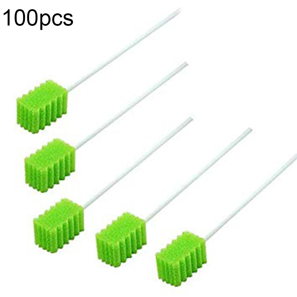 Новинка 100/200 шт. Губка стоматологические тампоны запах для чистки языка зубной камень Очищающая палочка Инструменты для ухода за полостью