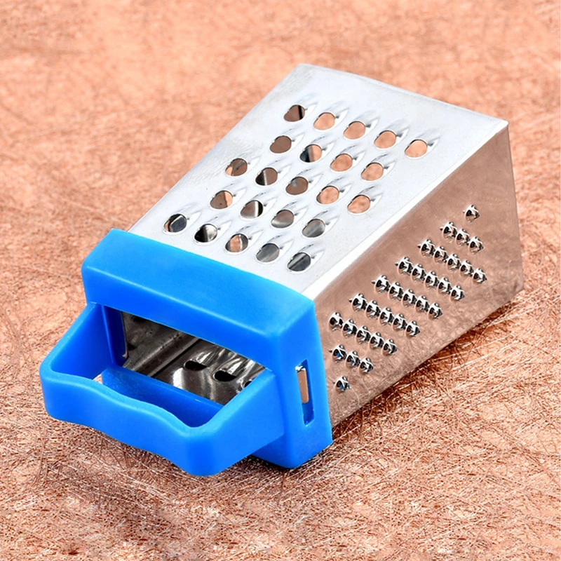 1Pc Multifunctional Handheld Cheese Garlic Ginger Grater Mini 4 Side