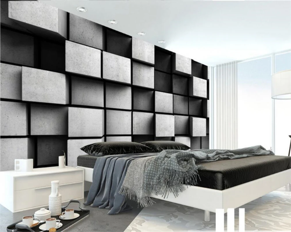 Beibehang пользовательские 3D обои куб фото обои ТВ фон Гостиная Спальня Настенные обои для стен 3 d papel tapiz
