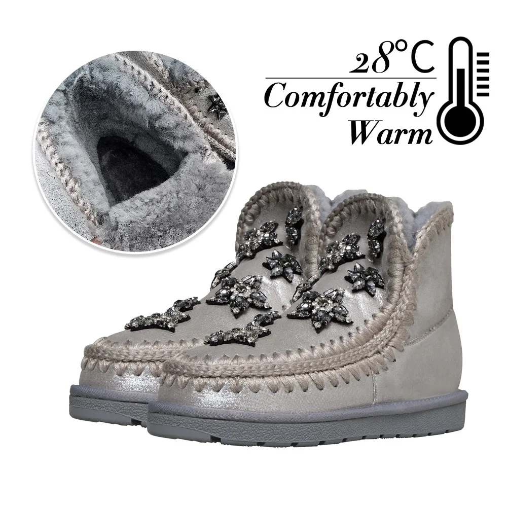 Women Boots Winter Super Warm Wool Fur Snow Boots Women Ankle Boots For Female Winter Shoes Girls Botas Mujer Shoes Woman Women Boots Winter Super Warm Wool Fur Snow Boots Women Ankle Boots For Female Winter Shoes Girls Botas Mujer Shoes Woman