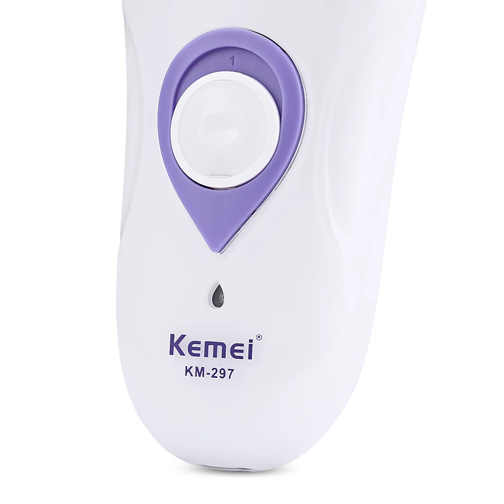Электрическая бритва Kemei KM 297 Lady Body 3 в 1 для удаления волос Полностью моющийся