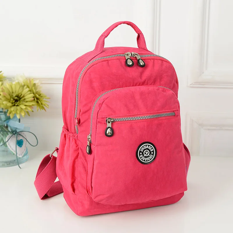 Нейлоновые рюкзаки для девочек-подростков, водонепроницаемые женские рюкзаки lovely15 цветов, школьные сумки для девочек - Цвет: 008